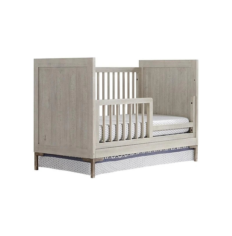 Westwood Design Beck Modern Wood Toddler Guard Rail in Willow Gray Finish