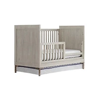 Westwood Design Beck Modern Wood Toddler Guard Rail in Willow Gray Finish