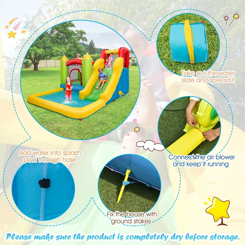 Outdoor Inflatable Bounce House Fun and Durable Playset for Kids