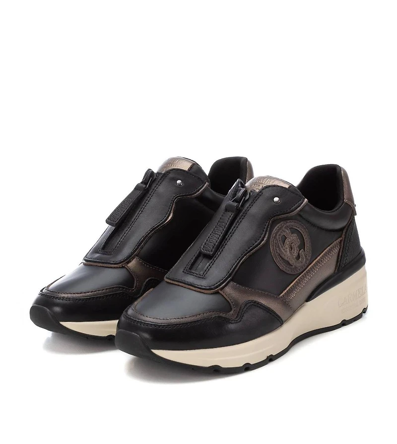 Carmela Collection Women's Leather Casual Sneakers By Xti