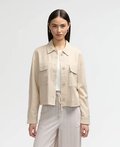 Nvlt Women s Double Pocket Shacket