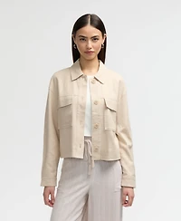 Nvlt Women s Double Pocket Shacket