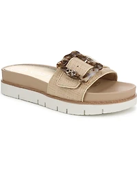 Sam and Libby Women's Andi2 Buckle Platform Footbed Sandals