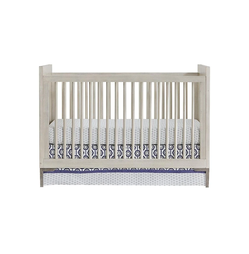 Westwood Design Beck Modern Wood Cottage Crib in Willow Gray Finish