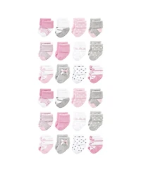 Little Treasure Baby Boys Treasure 24 Pairs of Comfort Knit Terry Socks