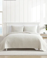 Nautica Seashore Stitch Washed -Pc. Quilt Set