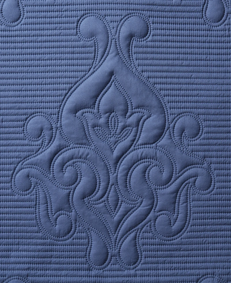 Vcny Home Solomun Pinsonic Damask 3-Pc. Quilt Set, King