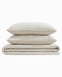 Nautica Seashore Stitch Washed 3-Pc. Quilt Set