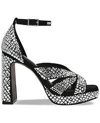 Wild Pair Lydiaa Embellished Platform Dress Sandals, Exclusively at Macy's