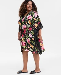 Jm Collection Plus Floral-Printed Dress, Exclusively at Macy's