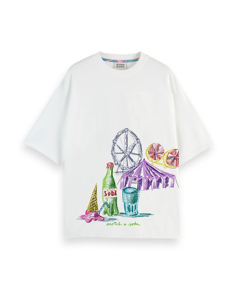 Scotch & Soda Men's Front Artwork T-Shirt
