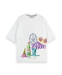 Scotch & Soda Men's Front Artwork T-Shirt