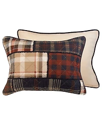 Donna Sharp Lj Plaid 3-Pc. Cotton Pieced Heavyweight Quilt Set, King