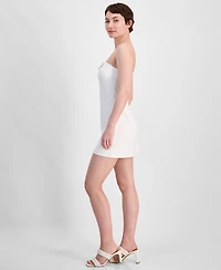 French Connection Women's Whisper Strapless Bow Mini Dress