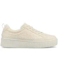 Journee Collection Women's Pazey Platform Lace-Up Casual Sneakers