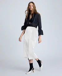 Kenneth Cole Women's Sheer Pencil Skirt