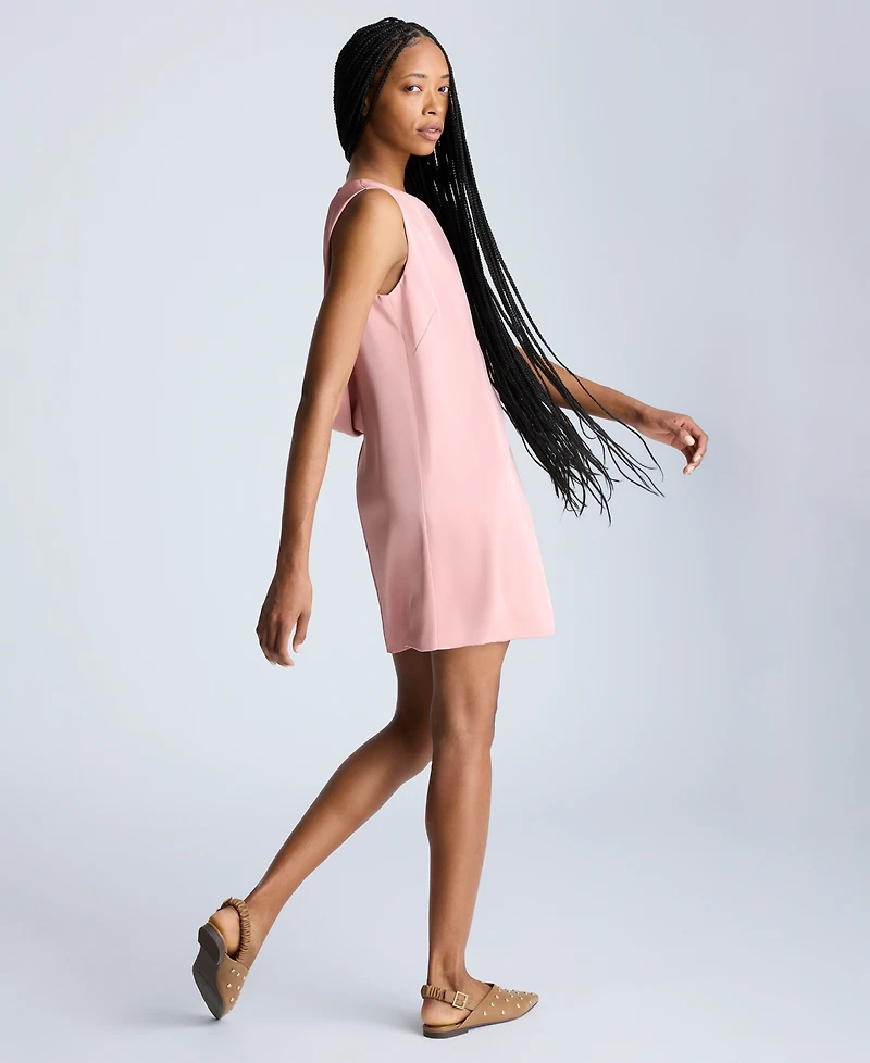Kenneth Cole Women's Draped Open-Back Shift Dress