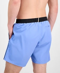Boss by Hugo Men's Logo 6" Swim Trunks, Created for Macy's