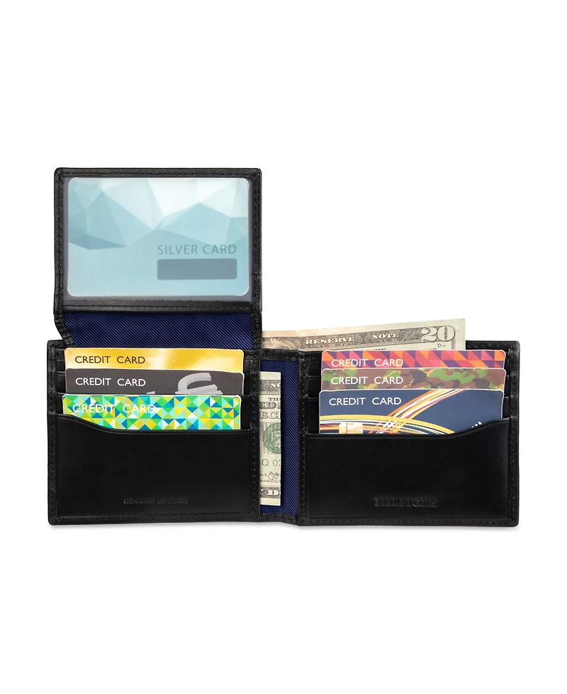 Tommy Hilfiger Men's Overlay Front Pocket Wallet