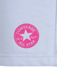 Converse Big Girls 2-Piece Boyfriend Short Sleeve T-Shirt and Shorts Set