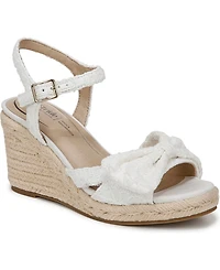 LifeStride Women's Tahlia Open RoundToe Espadrille Wedge Sandals