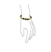 Bling Jewelry Talisman Amulet Stretch Bracelet with Stones and Hamsa Hand Charm