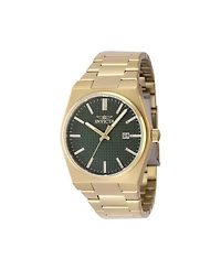 Invicta Men's Speedway Quartz 3 Hand Green Dial Watch