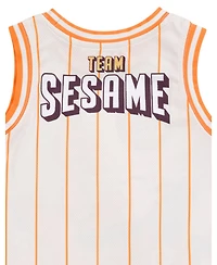 Sesame Street Baby Boys Mesh Jersey Athletic Tank Top and Basketball Shorts Outfit Set