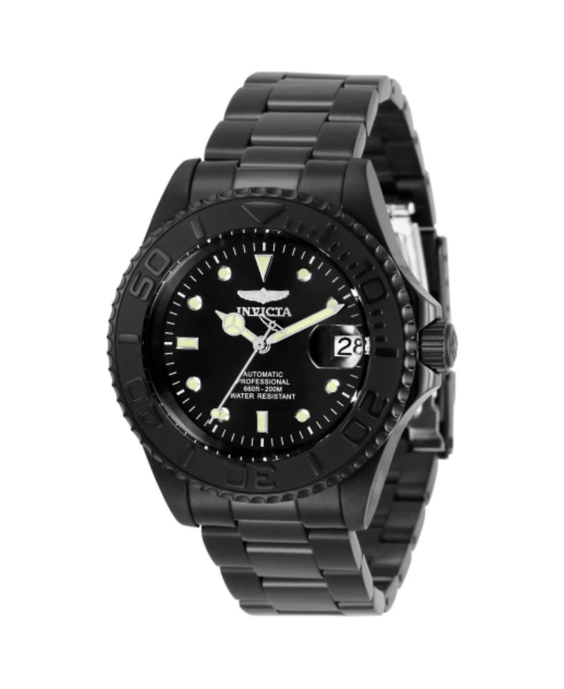 Invicta Men's 33052 Pro Diver Automatic 3 Hand Black Dial Watch