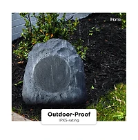 Wireless Outdoor Rechargeable Stereo Rock Speakers Pair
