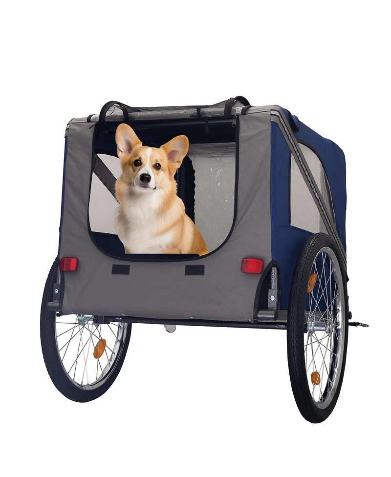 Dog Bike Trailer, Bicycle Carrier for Medium and Small Sized Dogs