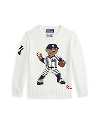 Polo Ralph Lauren Toddler and Little Boys Yankees Bear Sweater