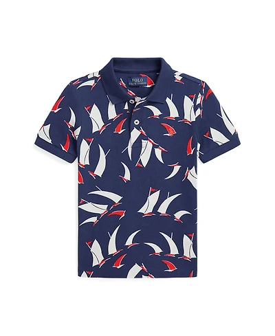 Polo Ralph Lauren Toddler and Little Boys Sailboat-Print Polo Shirt
