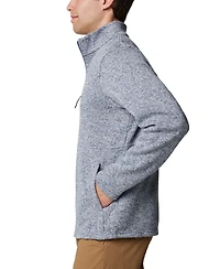 Columbia Men's Alto Pass Textured Knit Sweater Fleece Zip-Front Jacket