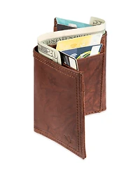 Dockers Men's Rfid Crunch Leather Z-Fold Trifold Wallet