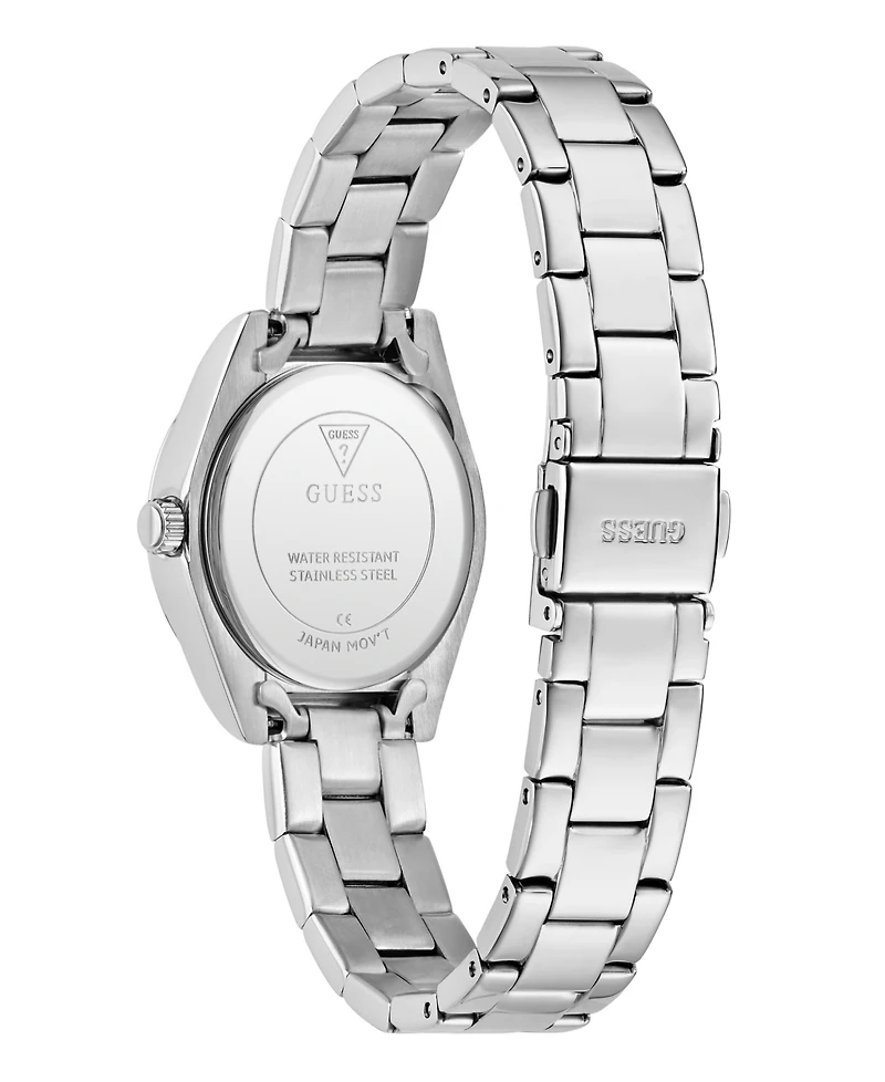 Guess Women's Analog Silver-Tone Steel Watch, 30mm