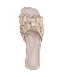 Marc Fisher Women's Orbit Knotted Flat Slide Sandals