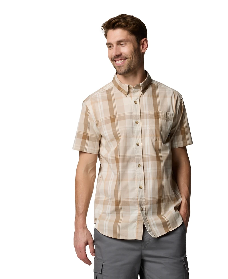 Columbia Men's Rapid Rivers Short Sleeve Plaid Shirt