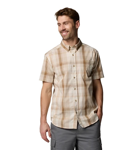 Columbia Men's Rapid Rivers Short Sleeve Plaid Shirt
