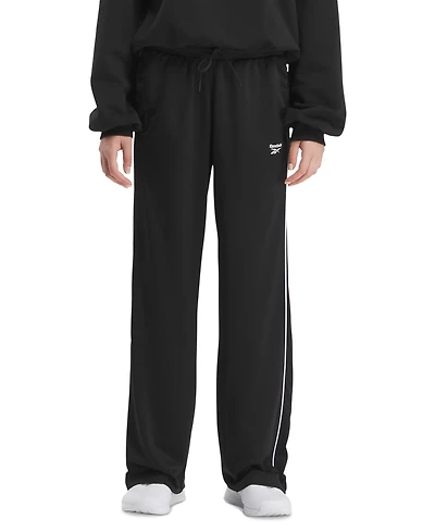 Reebok Women's Id Side-Stripe Classic Tricot Track Pants