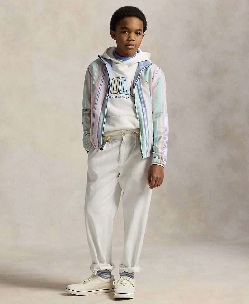 Polo Ralph Lauren Big Boys Reversible Oxford Jacket