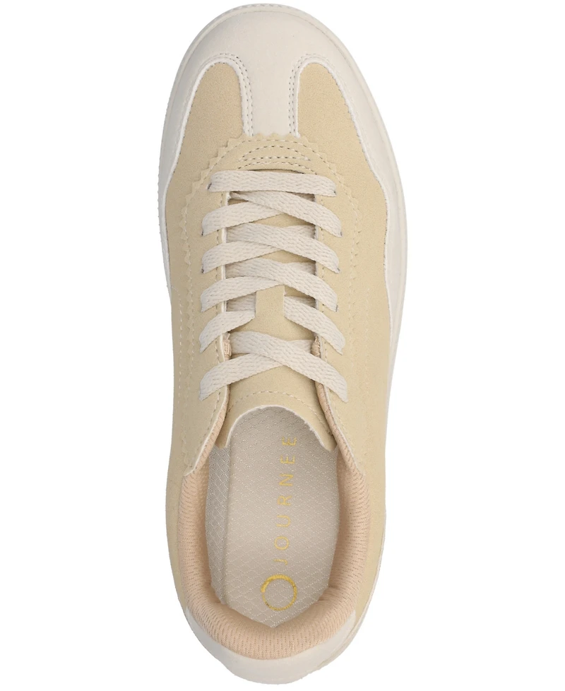 Journee Collection Women's Lummie Lace Up Sneakers