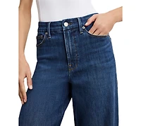 Good American Women's Soft-Tech Good Waist Palazzo Jeans