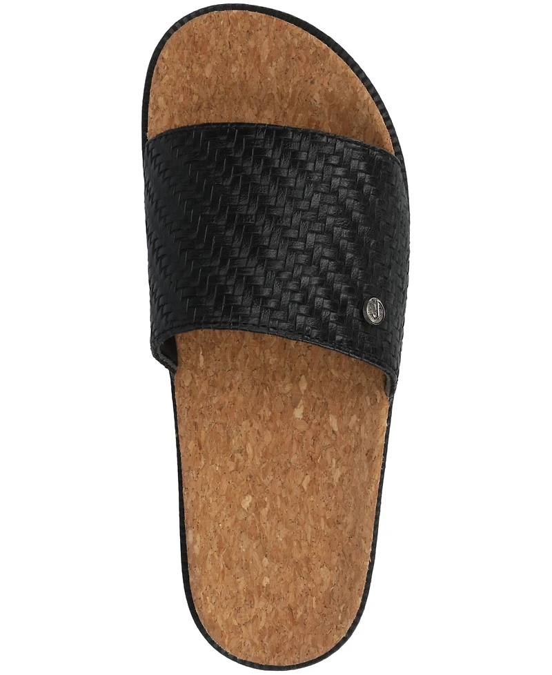 Journee Collection Women's Sheena Single Band Slip-On Wedge Sandals