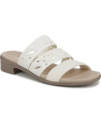 LifeStride Women's Poppy Washable Block Heel Slide Sandals