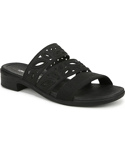 LifeStride Women's Poppy Washable Block Heel Slide Sandals