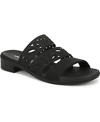 LifeStride Women's Poppy Washable Block Heel Slide Sandals
