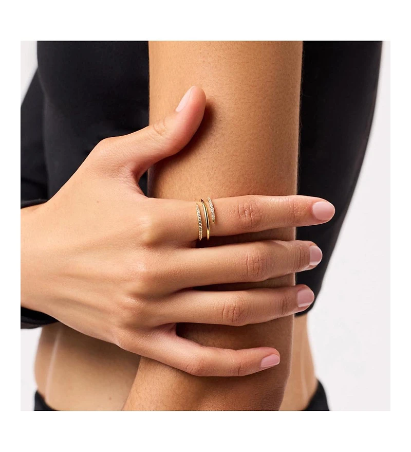 Ana Luisa Claw Ring - Oren Triple