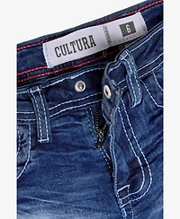 Little Boy's 4-7 Saddle Stitch Stretch Jeans