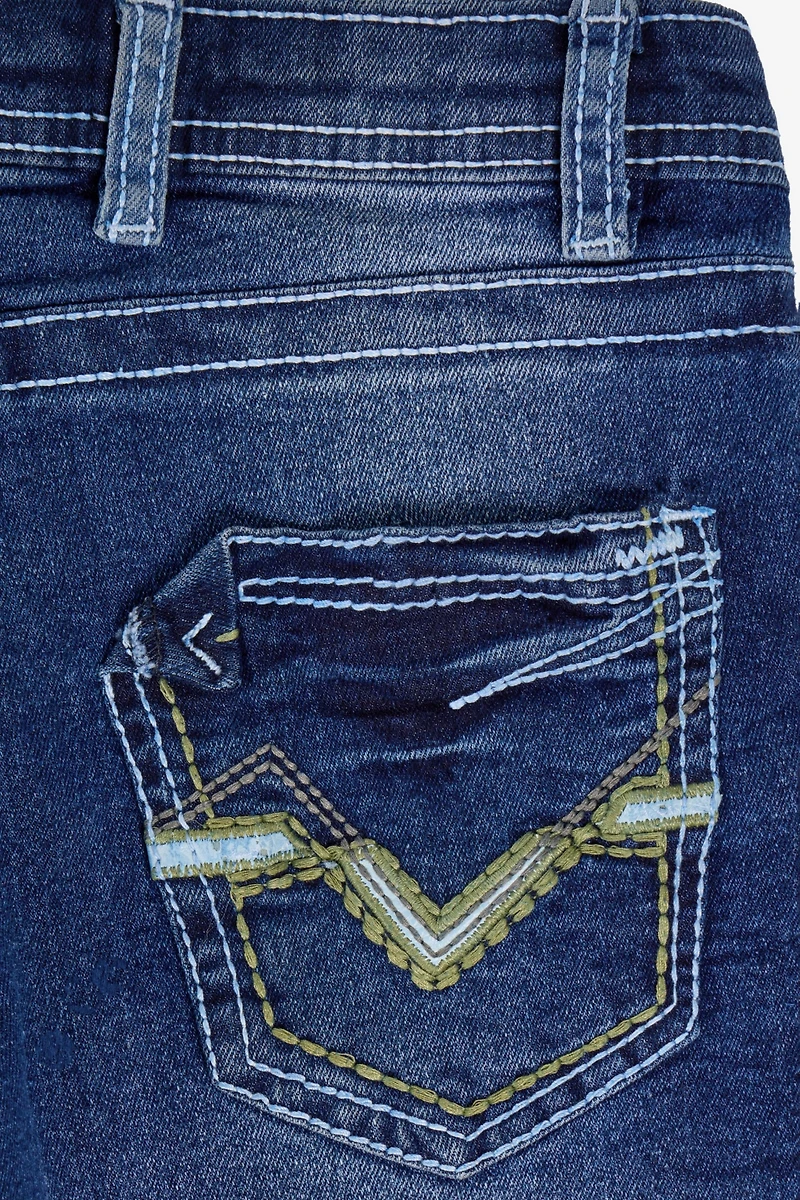 Little Boy's 4-7 Saddle Stitch Stretch Jeans